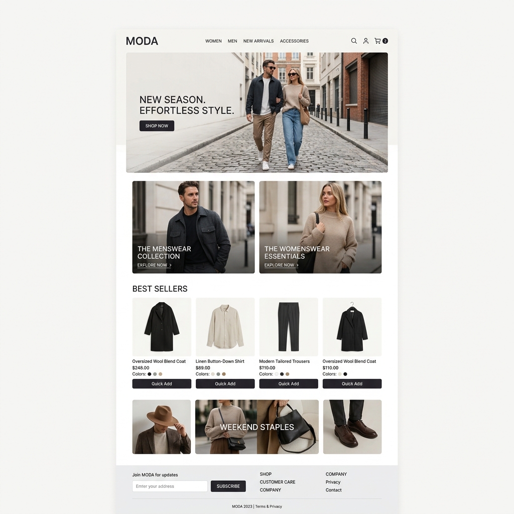 Modern Fashion Store