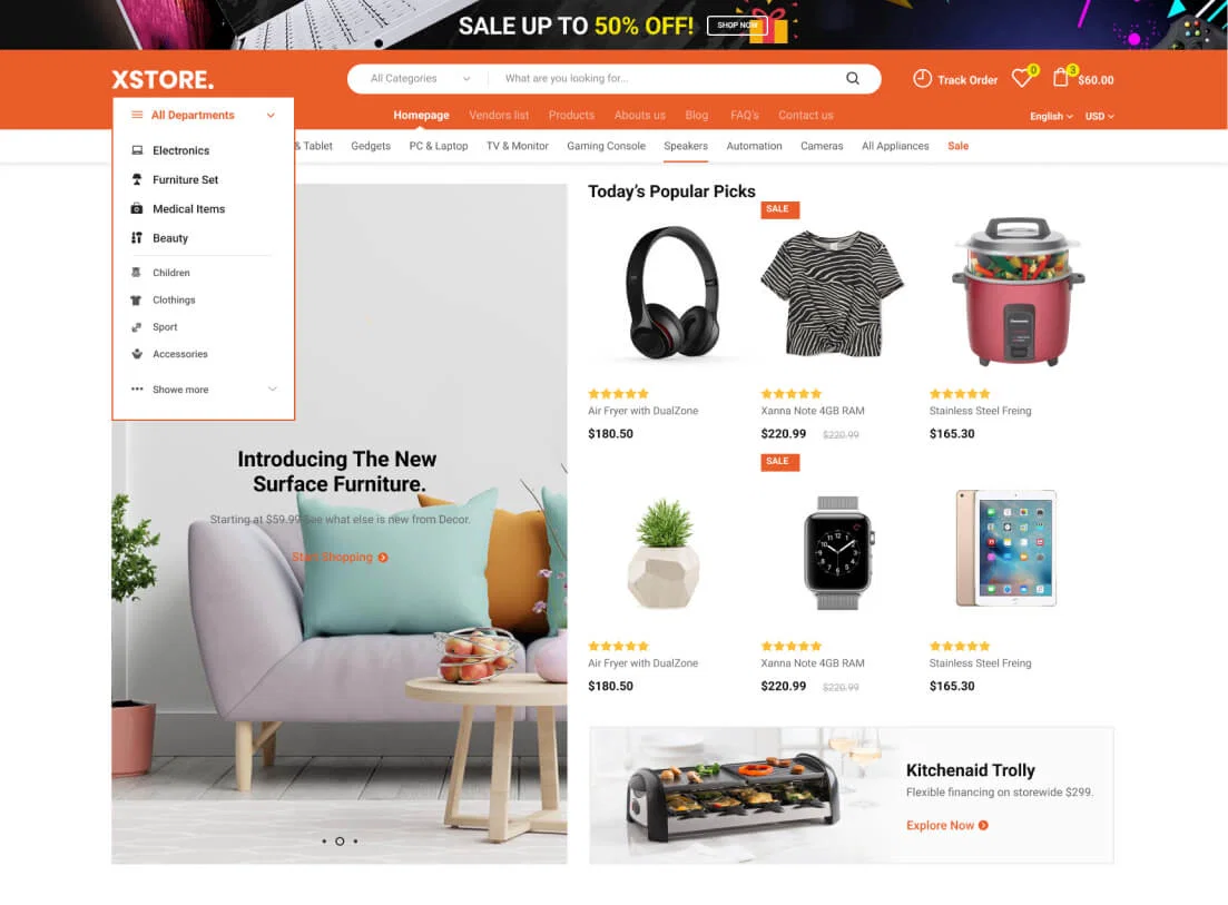 XStore Decor Demo