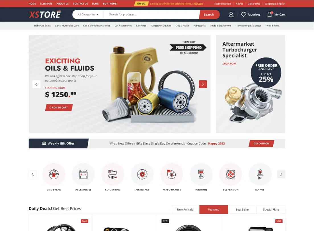 XStore Fitness Demo